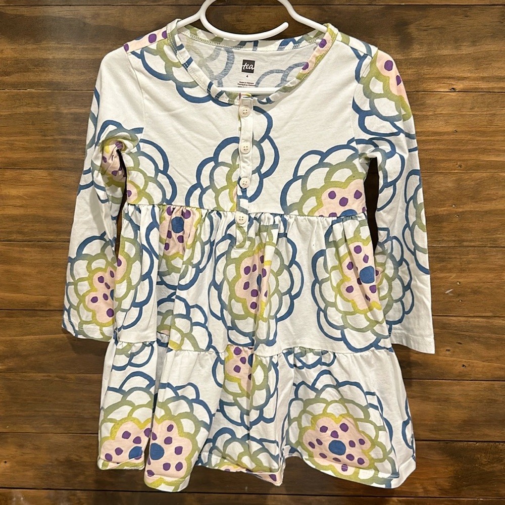 Long Sleeve Tea Collection Dress
